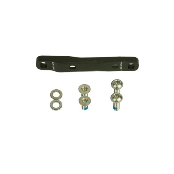 SRAM Flat Mount Bracket Front - 0F / 20F (Front 140mm / Front 160mm), Includes 2 Stainless Brackets & Caliper Mounting Bolts - Image 2