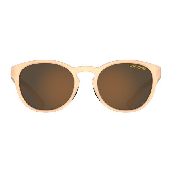 Tifosi Svago Sunglasses Satin Crystal Brown with Brown Lens
