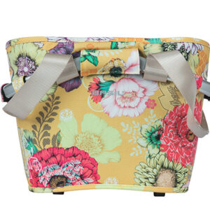 BASIL BLOOM FIELD CARRY ALL FRONT BASKET KF, HONEY YELLOW