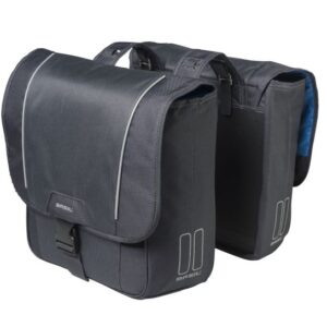 BASIL SPORT DESIGN DOUBLE BAG, 32L, BLACK