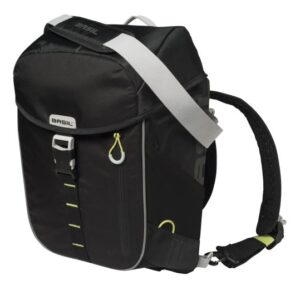 BASIL MILES DAYPACK, BICYCLE BAG, 17L, BLACK LIME