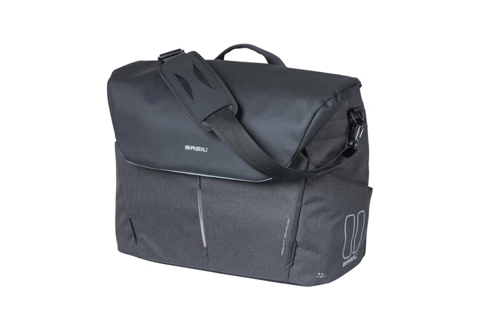 BASIL B-SAFE COMMUTER OFFICE BAG WITH NORDLICHT LIGHT (INCLUDES RAIN COVER)