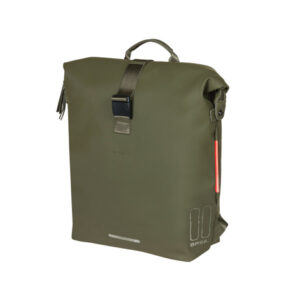 BASIL SOHO BICYCLE BAG/BACKPACK WITH LED LIGHT, 17L (BLACK)