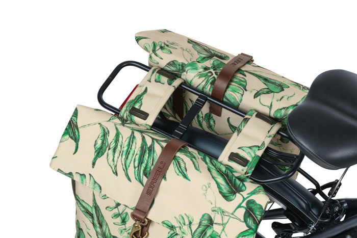 BASIL EVER-GREEN DOUBLE BAG, 28-32L, SANDSHELL BEIGE - Image 2