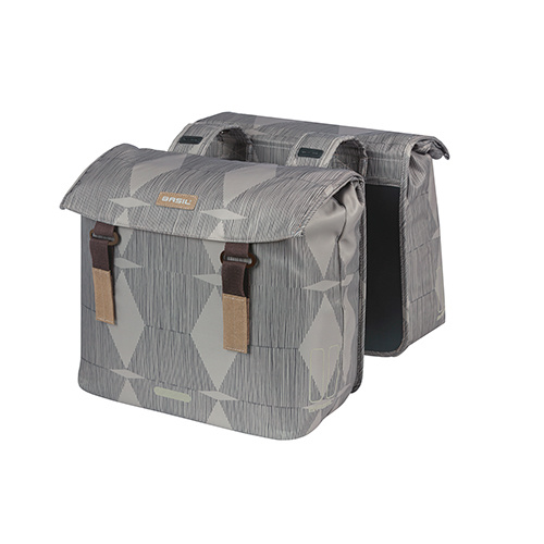 BASIL ELEGANCE DOUBLE PANNIER, 40-49L