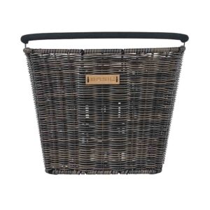 BASIL BREMEN RATTAN LOOK KF, FRONT BASKET, (H/Bar Holder Sold Separately)
