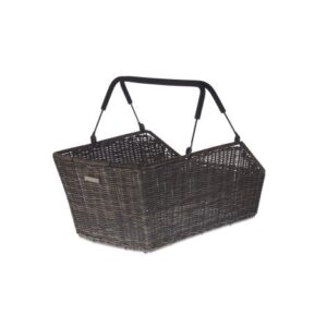 BASIL CENTO-RATTAN LOOK MULTI SYSTEM,REAR BASKET,REMOV,NAT.BROWN