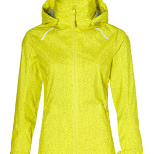 BASIL SKANE HI-VIS BICYCLE RAIN JACKET,WOMENS , NEON YELLOW FULL REFLECTIVE
