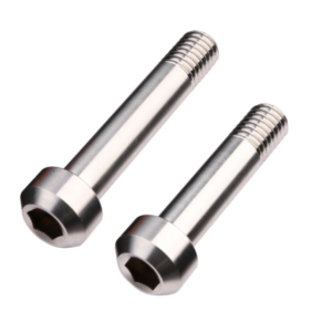 Burgtec New School Santa Cruz Titanium Shock Bolts(Includes 1 x 42.45mm Bolt and 1 x 50.4mm Bolt)