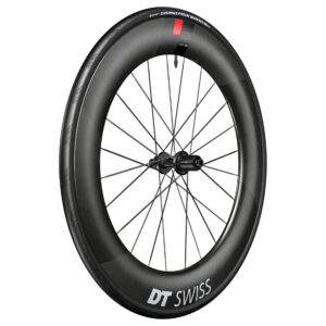 DT SWISS REAR ARC 1100 62 DICUT WITH CONTI GP 5000s TR TYRE, 700c WHEEL CL HG 12/142 WTS