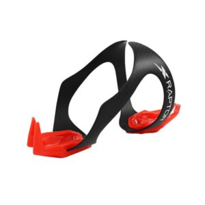 XLab-USA Raptor Carbon Bottle Cage - Black/Red