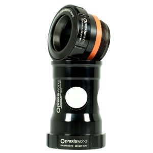 PRAXIS 73mm M30 MTB CONV BB30/PF30 BLACK with R-COLLET