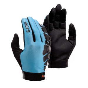 G-Form Sorata Trail Gloves in turquoise and black